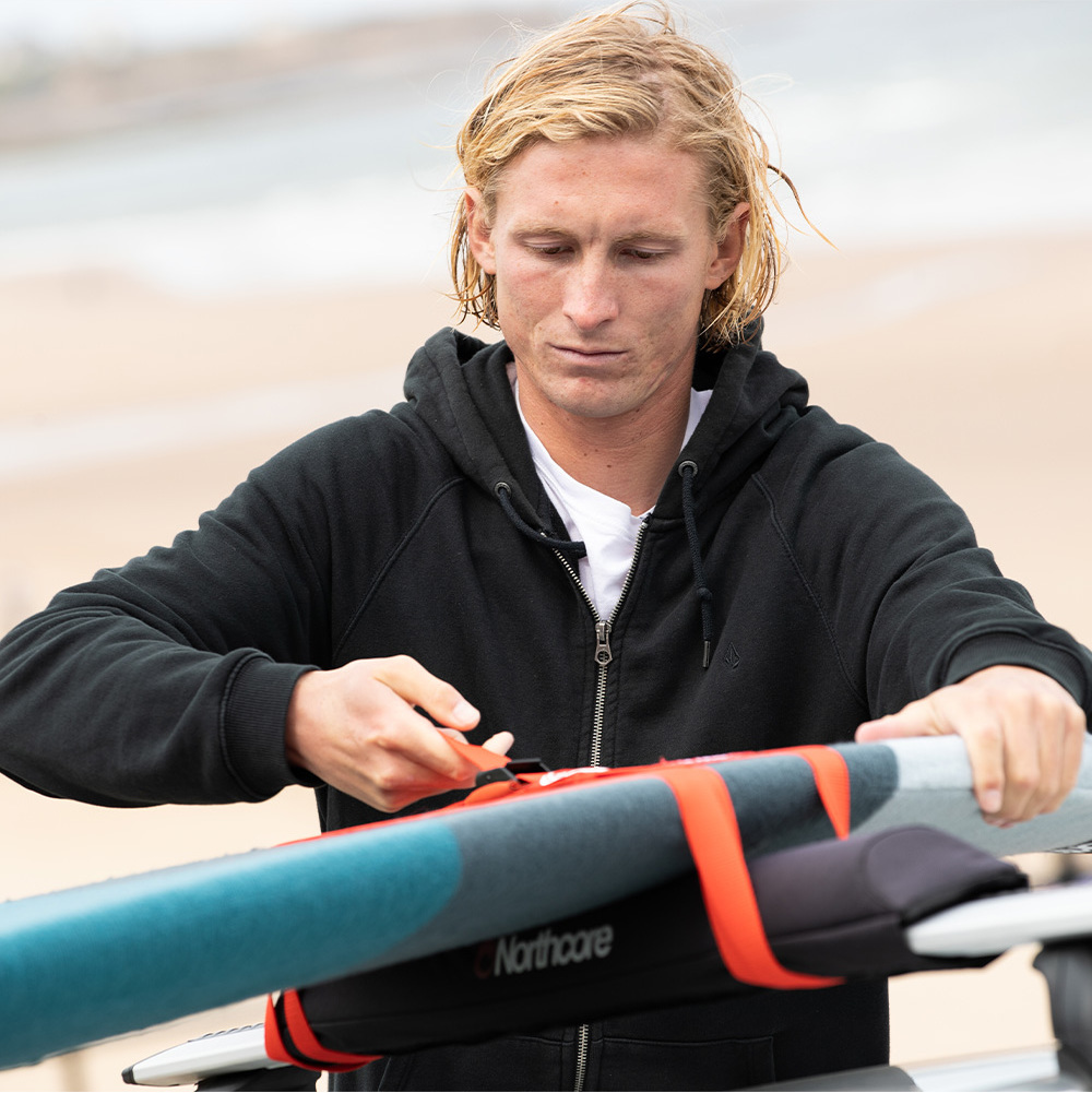 2025 Northcore Aero Roof Rack Pads 48cm NOCO21C - Black